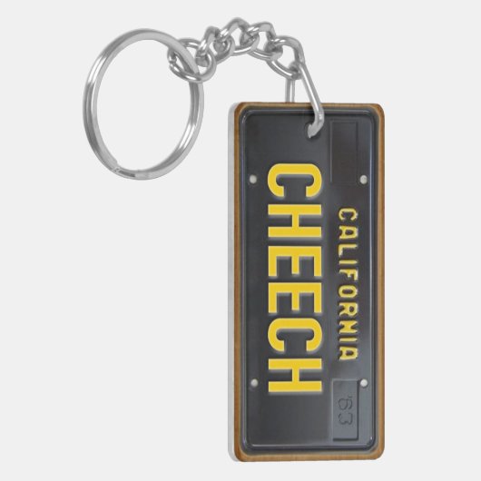 California 1963 License Bord Sleutelhanger CUSTOM (Voorkant Links)