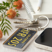 California 1963 License Bord Sleutelhanger CUSTOM (Voorkant Rechts)