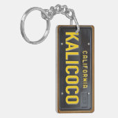 California 1963 License Bord Sleutelhanger CUSTOM (Voorkant Links)