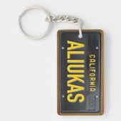 California 1963 License Bord Sleutelhanger CUSTOM (Voorkant)