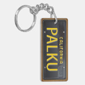 California 1963 License Bord Sleutelhanger CUSTOM (Voorkant Links)