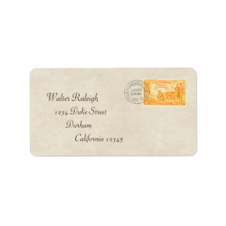 California '50 Centennial Adreslabel Etiket
