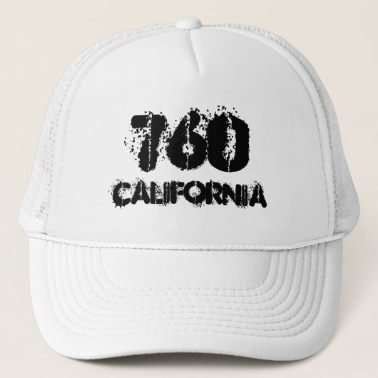 California 760 Area Code.  Pet cadeauidee. (Voorkant)