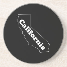 California Achterbaan  Zandsteen Onderzetter