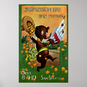 California Admission Day Festival Beer Poster