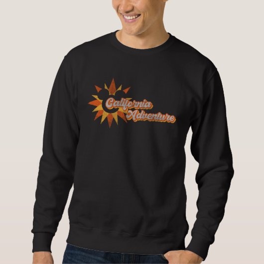 California Adventure Fun Retro Vintage 80s Trui (Voorkant)