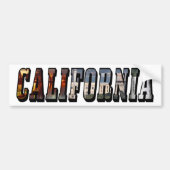 California Afbeelding Tekst Bumpersticker (Voorkant)