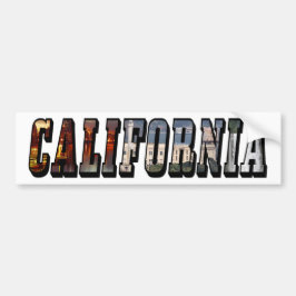 California Afbeelding Tekst Bumpersticker
