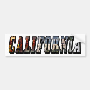 California Afbeelding Tekst Bumpersticker
