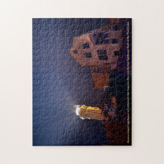 California Alcatraz Island Lighthouse Legpuzzel (Verticaal)