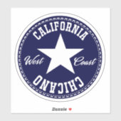 California All Star Chicano-decal voor helm Sticke Sticker (Vel)