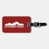 California, alsjeblieft bagagelabel (Voorkant horizontaal)