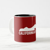 California, alsjeblieft tweekleurige koffiemok (Voorkant links)