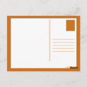 california amber blur briefkaart (Achterkant)