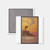 California. Amerika's Vacation Land Magneet (Voorkant / Achterkant)