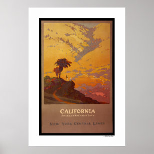 California. Amerika's Vacation Land Poster