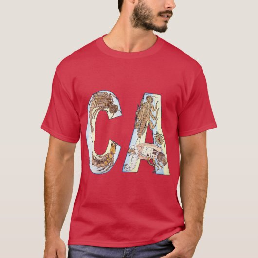 California Aquatic Insects T-shirt (Voorkant)