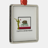 CALIFORNIA ARCADIA MISSIE LDS CTR METALEN ORNAMENT (Rechts)