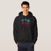 California Area Code 619 San Diego  Retro Hoodie (Voorkant volledig)