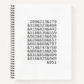 California Area Codes Notitieboek (Voorkant)