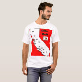 California Area Codes T-shirt (Voorkant volledig)