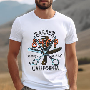 California Barbershop Verwen jezelf T-shirt