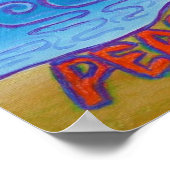 California Beach Angel Art Poster (Hoek)