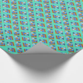 California Beach Angel Cadeaupapier (Hoek)