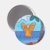 California Beach Angel Magneet (Voorkant / Achterkant)