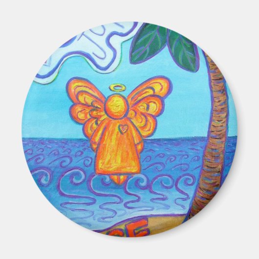 California Beach Angel Magneet (Voorkant)