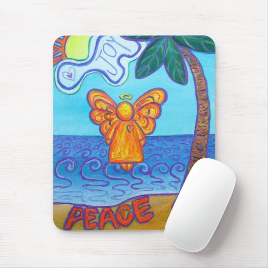 California Beach Angel Mousepad Muismat (Met muis)