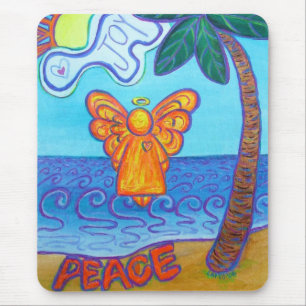 California Beach Angel Mousepad Muismat
