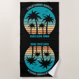 California Beach Beach Towel Strandlaken