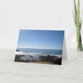 California Beach Blank Wenskaart Kaart