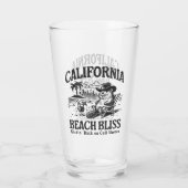 California Beach Bliss op Cali Shores Glas (Achterkant)