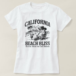 California Beach Bliss op Cali Shores T-shirt