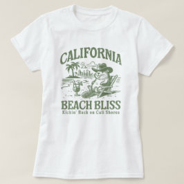 California Beach Bliss op Cali Shores T-shirt
