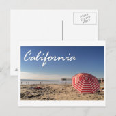 California Beach Briefkaart (Voorkant / Achterkant)