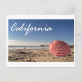 California Beach Briefkaart (Voorkant)