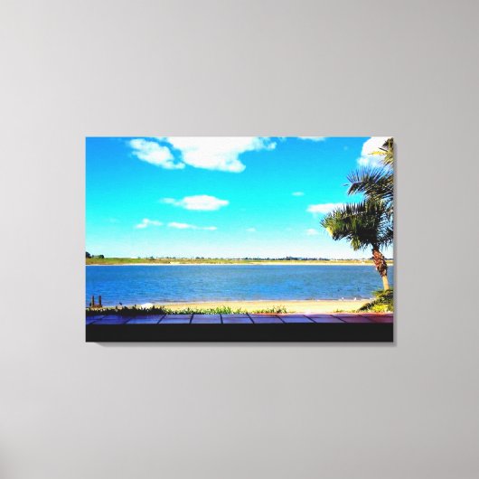 CALIFORNIA BEACH canvas Afdruk (Voorkant)