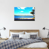 CALIFORNIA BEACH canvas Afdruk (Insitu (Slaapkamer))