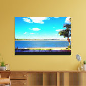 CALIFORNIA BEACH canvas Afdruk (Insitu (Woonkamer))