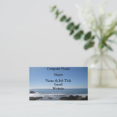 California Beach Dual Sided Visitekaartjes (Staand voorkant)