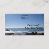 California Beach Dual Sided Visitekaartjes (Achterkant)