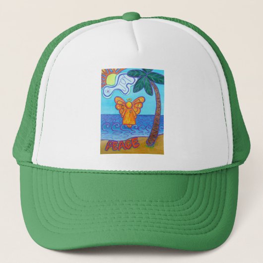 California Beach Engel Trucker Pet (Voorkant)