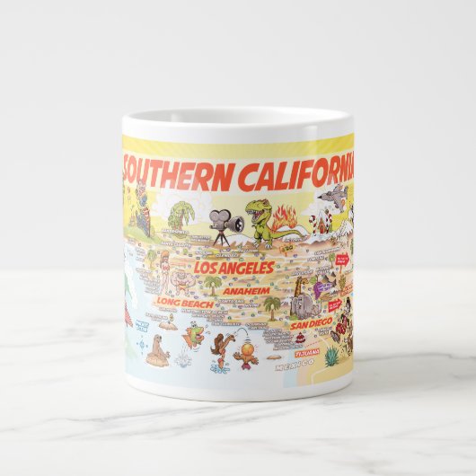 California Beach Life Grote Koffiekop (Voorkant)