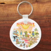 California Beach Life Sleutelhanger (Voorkant)