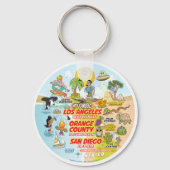 California Beach Life Sleutelhanger (Achterkant)