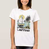 California Beach Life T-shirt (Voorkant)