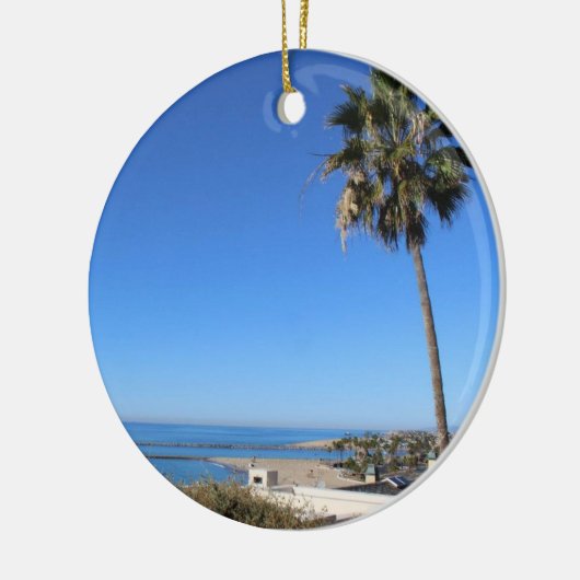 California Beach Ornament (Links)